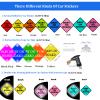 Baby on Board Stickers for Cars, Nouiroy Kids On Board Decal Baby in Car Sign Decals with 2 Suction Cups,PVC Stickers Safety Warning Sign (Pink(Suction up)) view 3