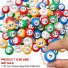 Poen 101 Pcs Lottery Bingo Game Set Include 12 Inch Cage 1-100 Numbers 0.9 Inch Window Balls Raffle for Game Night, Large Group Activities(Excluding Bingo Board) view 4