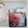 JXDXHCW 13x13 Inch Storage Basket Bin Oil Painting Cherry Blossom Japanese Polyester Cloth Storage Cube Box Toys Clothes Towels Organizer for Kids Room Bedroom Shelves Pantry view 2
