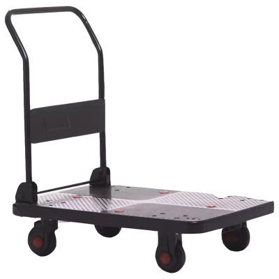 SOBOUR Wagon cart Wagon Cart with Wheels Foldable Stair Climbing Shopping Carts Utility Metal Wagon with Adjustable Foldable Handle Lightweight Foldable