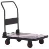 SOBOUR Wagon cart Wagon Cart with Wheels Foldable Stair Climbing Shopping Carts Utility Metal Wagon with Adjustable Foldable Handle Lightweight Foldable view 1