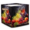 JXDXHCW 13x13 Inch Storage Basket Bin Modern Grapes Wine Theme Polyester Cloth Storage Cube Box Toys Clothes Towels Organizer for Kids Room Bedroom Shelves Pantry view 1