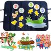 Felt Flannel Board Set of 4 for Toddlers - Preschool Activity with Felt Pieces view 1