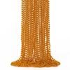 12PCS Bead Necklace, Orange Halloween Beaded Necklace Party Favors, 33" Mardi Gras Bead Necklaces Accessory Sets, Festival Parade Throw Costumes Accessories for Halloween Events Celebrations Decor view 1