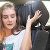 Car Seat Headrest Pillow - Black view 4