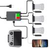 Hanatora Display Parallel Battery Charger with Storage Charge for DJI Mini 4 Pro,Mini 3/3 Pro,Fast Charging Three Batteries,Multi Hub Drone Accessories view 1