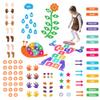 Sensory Path Decals for Floor & Wall | 173 Interactive Sensory Walk & Pathway Stickers | Educational Floor Decals for Schools & Hallways | Sensory Pathways for Schools | Classroom Must-Haves view 1