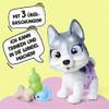 Simba Pamper Petz Husky 105950135 Cute Animal Baby with Drinking and Wet Function, Nappy with Colour Change Function, Magic Paw and Three Surprises, 15 cm, from 3 Years view 3