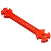 BrewJa 6 in 1 Compatible with RC Hudy Special Tool Wrench 3/4/5/5.5/7/8MM for Turnbuckles & Nuts (Color : Red) view 1