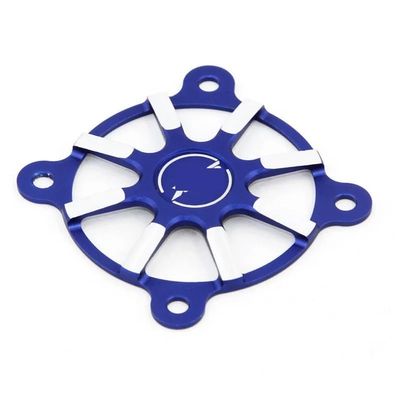 BrewJa 25mm 30mm 40mm Electric Motor Cooling Fan Cover Metal Protective Cover for RC Remote Control Vehicle Electric Control (Color : Blue 30mm)