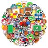 100 Pack Sports Stickers, Sports Football Soccer Baseball Basketball Party Favors, Birthday Decorations view 1