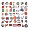 100 Pack Sports Stickers, Sports Football Soccer Baseball Basketball Party Favors, Birthday Decorations view 2