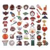 100 Pack Sports Stickers, Sports Football Soccer Baseball Basketball Party Favors, Birthday Decorations view 3