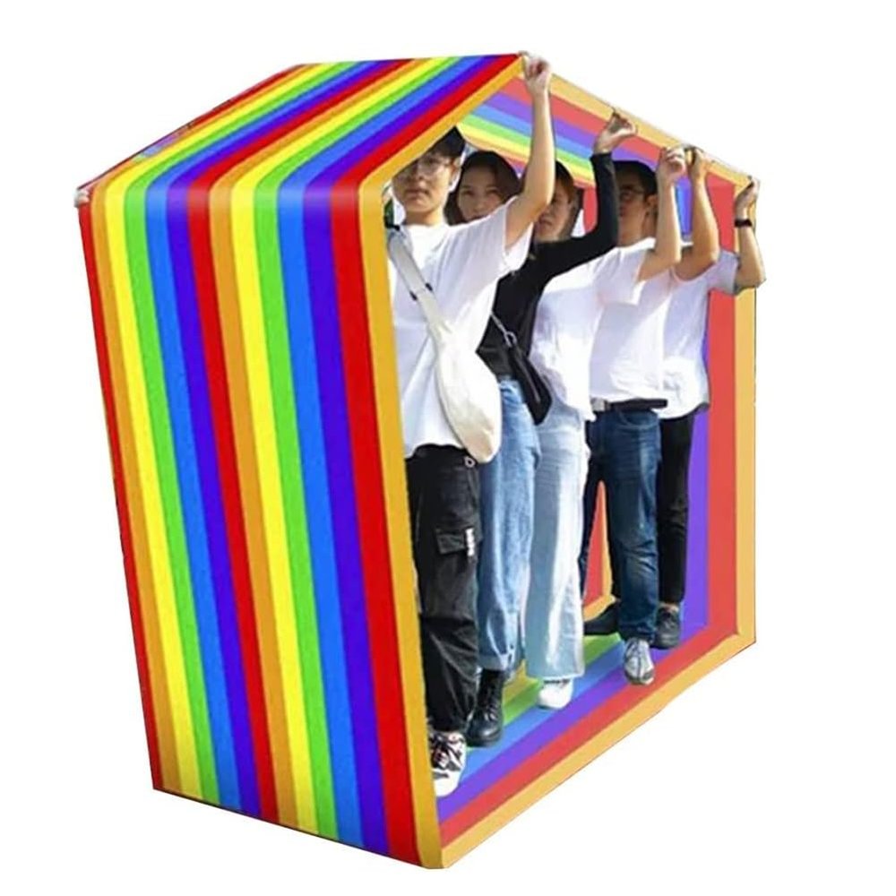 Field Day Teamwork Game Running Mat, Adult Office Work Game Playing Run Mat, Team Building Activity ice Breaking Game (Size : Kids-4M/13FT)