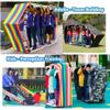 Field Day Teamwork Game Running Mat, Playing Run Mat for Outdoor Activities and Sports Games in Kindergarten (Size : Adult-20M/26FT) view 4