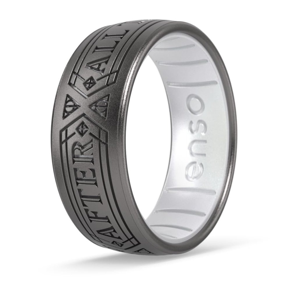 Enso Rings Wizarding World of Harry Potter Collection - Comfortable Silicone Rings - After All This Time - Size 11