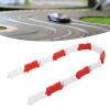 RC Road Barrier, RC Drift Field Fence 50Pcs Red and White Solid Construction for 1/18 Remote Control Car view 3