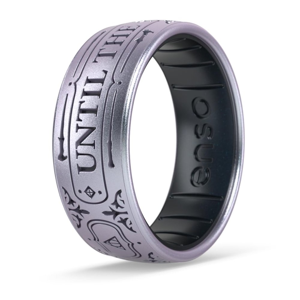 Enso Rings Wizarding World of Harry Potter Collection - Comfortable Silicone Rings - Until the Very End - Size 3