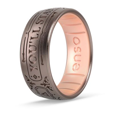 Enso Rings Wizarding World of Harry Potter Collection - Comfortable Silicone Rings - You'll Stay With Me - Size 11