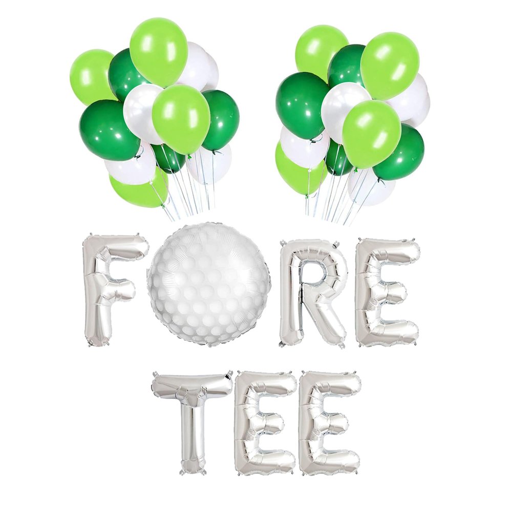100% LIKED-Fore Tee Balloon Banner, 40th Birthday Golf Theme Birthday, Fore Tee Birthday Golf Party Fore Tee Golf Party Decor, Golf Theme 40th Birthday Party, Fore-Yee Golf Party Decorations