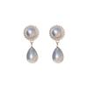 Pearl Earrings for Women Pearl Drop Earrings Big Pearl Earrings Pearl Hoop Earrings Pearl Stud Earrings Bridal Wedding Earrings Mothers Day Gifts for Women view 1