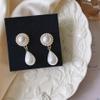 Pearl Earrings for Women Pearl Drop Earrings Big Pearl Earrings Pearl Hoop Earrings Pearl Stud Earrings Bridal Wedding Earrings Mothers Day Gifts for Women view 2