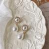 Pearl Earrings for Women Pearl Drop Earrings Big Pearl Earrings Pearl Hoop Earrings Pearl Stud Earrings Bridal Wedding Earrings Mothers Day Gifts for Women view 3