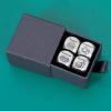 4 PCS Food Decision Dice for Couple Valentine Gifts for Him Her Boyfriend Girlfriend 11th Steel Anniversary Sweetest Day Christmas Stocking Stuffers Santa Swap Gift Exchange Dice White Elephant view 3