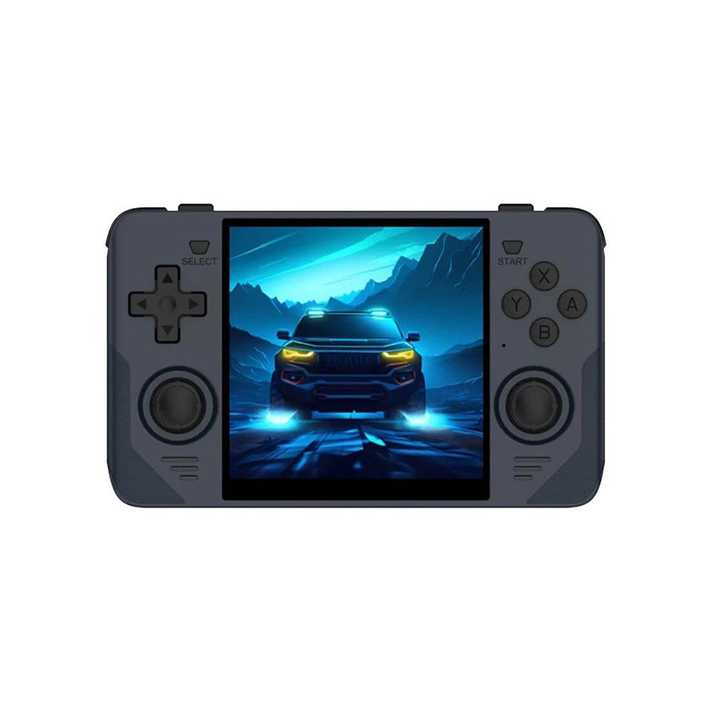 AIUOUS RGB30 Handheld Game Console with 20,000 Games 4-inch HD RK3566 Portable Video Gaming Console Support 5G WiFi & Bluetooth,Black