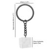 Novelty Casino Dice Keychain Key Ring Featuring Genuine Lake Tahoe Reno Las Vegas Nevada Casino Craps 19mm Dice (Red) view 2