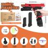 Electric Gel Toys New X5, Full Auto Splat-Blaster Includes Drum and Goggles for Outdoor Team Game, X2 Upgrade Version for Ages 14+,red view 2