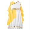 ACSUSS Kids Girls Ancient Roman Grecian Princess Dress Youth Halloween God Toga Fairytale Role-Play Costume Yellow 16 Years view 3