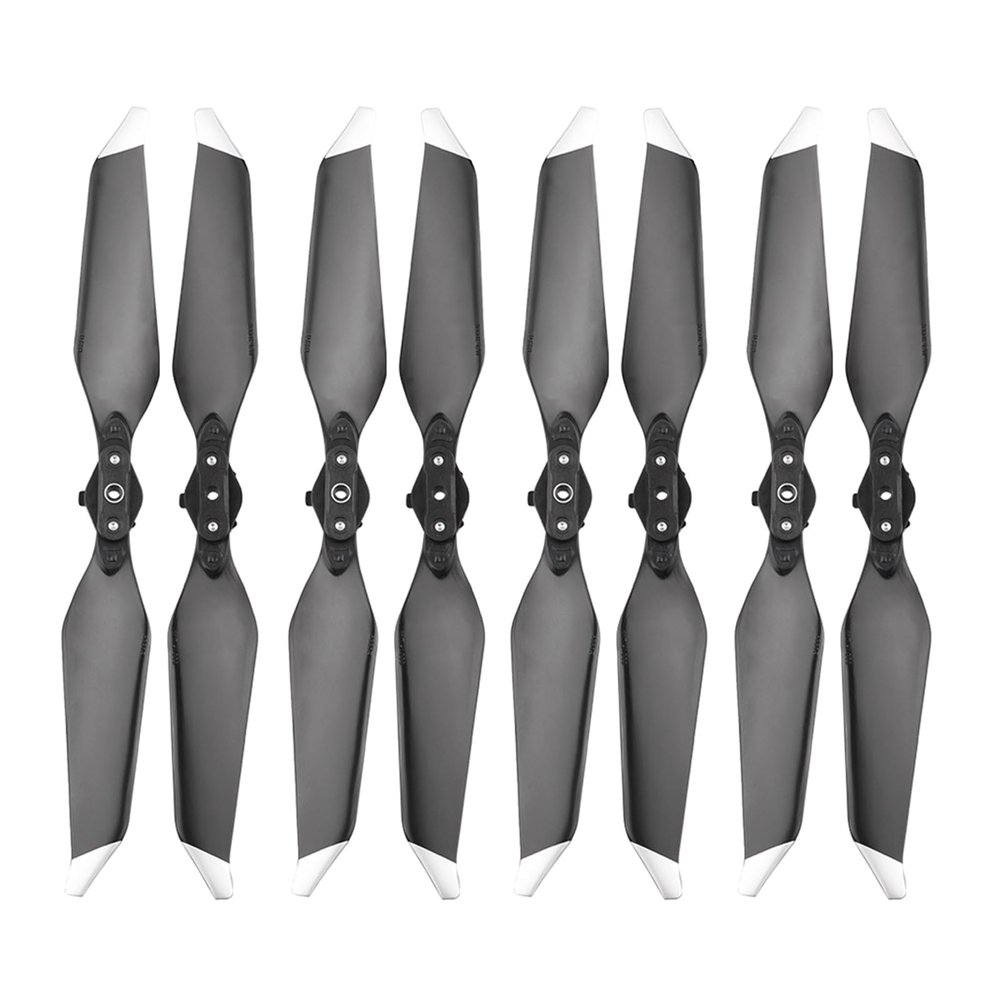 SeiZed 8 Pieces Replacement Low Noise 8331 Propeller for D-JI Mavic PRO Platinum Drone Spare Parts Props Folding Blade Accessory Wing (Color : Silver)