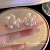 Pearl Earrings for Women Pearl Drop Earrings Big Pearl Earrings Pearl Hoop Earrings Pearl Stud Earrings Bridal Wedding Earrings Mothers Day Gifts for Women view 2
