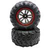 4PCS for 1/10 9125 RC Trucks Car Tires Wheels 25-ZJ02 for for Hosim High Speed 9125 RC Cars S920 RC Trucks Modification Accessories view 4