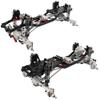 RZXYLRC All Metal Chassis Frame with Prefixal Transmission for Axial 1/10 SCX10 & SCX10 II Upgrade Crawler Car Refit Kit Parts with Portal Axles (Silver) view 2