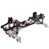 RZXYLRC All Metal Chassis Frame with Prefixal Transmission for Axial 1/10 SCX10 & SCX10 II Upgrade Crawler Car Refit Kit Parts with Portal Axles (Silver) view 3
