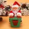 Electric Playing Drum Sliding Santa Claus With Light Sliding Back and Forth Singing Santa Claus Doll Christmas Decoration Musical Electric Santa Claus Christmas Ornament for Home Desktop Party Decor view 2