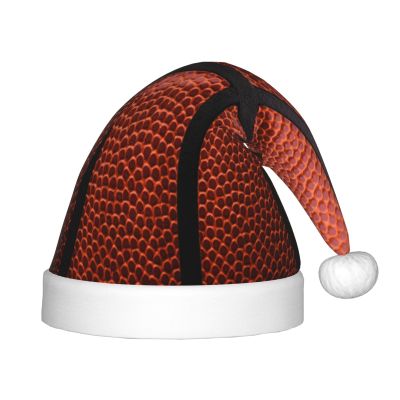 Augenstern Christmas Hat Basketball-Lover-Ball-Texture Xmas Hat Unisex Santa Hat