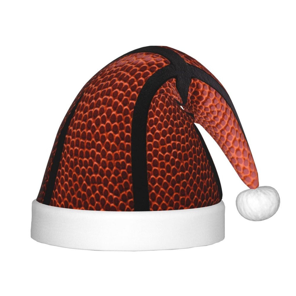 Augenstern Christmas Hat Basketball-Lover-Ball-Texture Xmas Hat Unisex Santa Hat