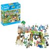 PLAYMOBIL MyLife 71600 Big Zoo, extensive Zoo Set with 16 native and exotic animals, as well as assorted accessories, toys for boys and girls from 4 years old view 1