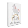 Stupell Industries Catch The Rainbow Unicorn Canvas Wall Art by LSR Design Studio view 2