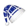 Augenstern Christmas Hat Quebec-Flag-Fleur-De-Lis-Blue Xmas Hat Unisex Santa Hat view 2
