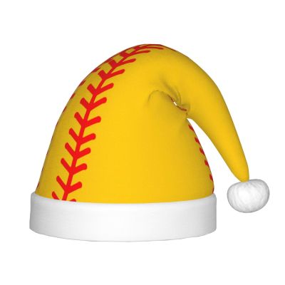 Augenstern Christmas Hat Baseball-Stitches-Softball Xmas Hat Unisex Santa Hat