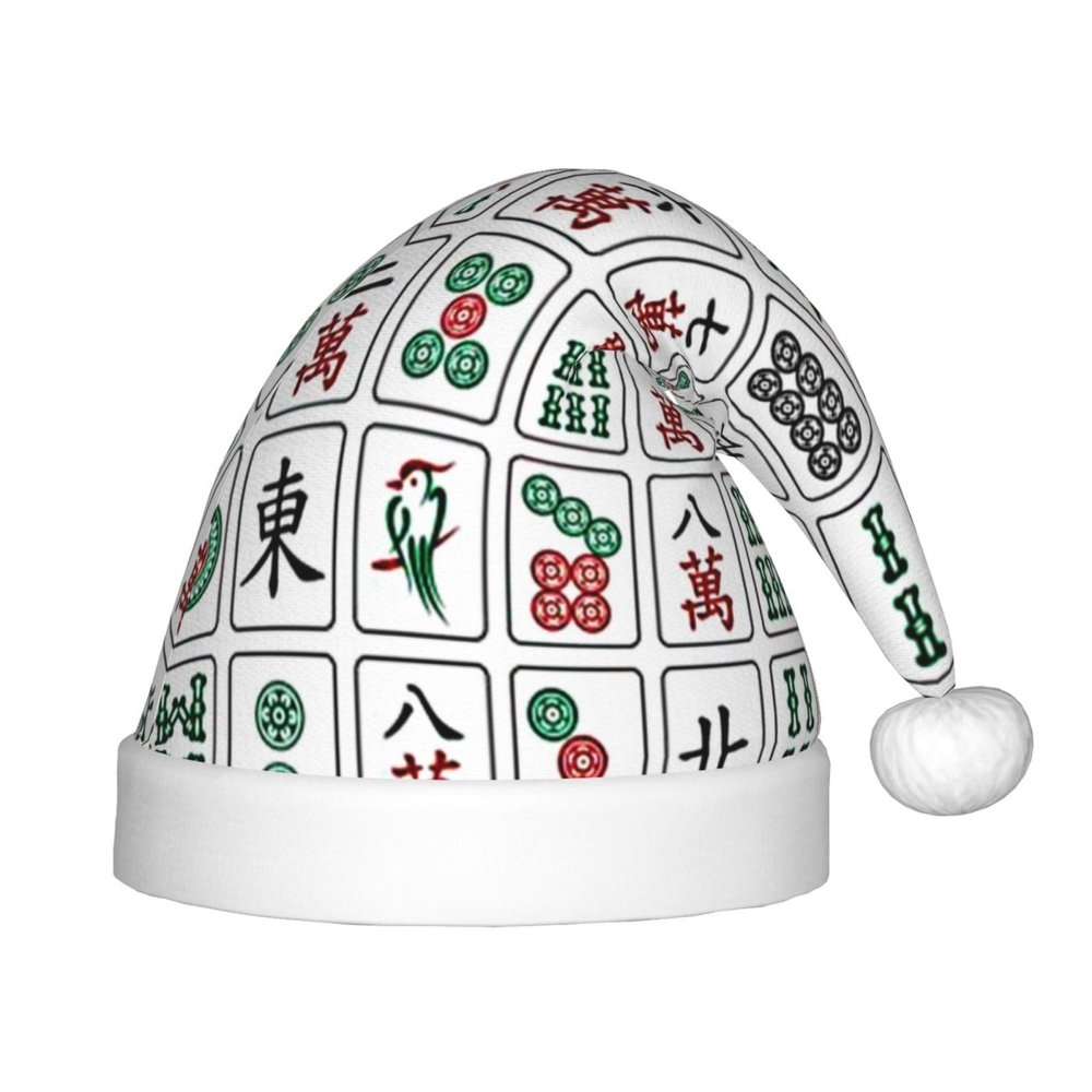 Augenstern Christmas Hat Mahjong-China-Culture-Hipster Xmas Hat Unisex Santa Hat