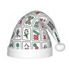 Augenstern Christmas Hat Mahjong-China-Culture-Hipster Xmas Hat Unisex Santa Hat view 1