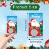 60 Pieces Christmas Scratch Off Cards Stickers Christmas Party Games Christmas Blank Gift Certificate for Festive Raffle Tickets 3.5 x 2.1 inch Christmas Santa Claus Party Favors Games Supplies view 2