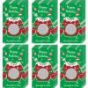 60 Pieces Christmas Scratch Off Cards Stickers Christmas Party Games Christmas Blank Gift Certificate for Festive Raffle Tickets 3.5 x 2.1 inch Christmas Ugly Sweaters Party Favors Games Supplies view 1