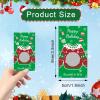 60 Pieces Christmas Scratch Off Cards Stickers Christmas Party Games Christmas Blank Gift Certificate for Festive Raffle Tickets 3.5 x 2.1 inch Christmas Ugly Sweaters Party Favors Games Supplies view 2