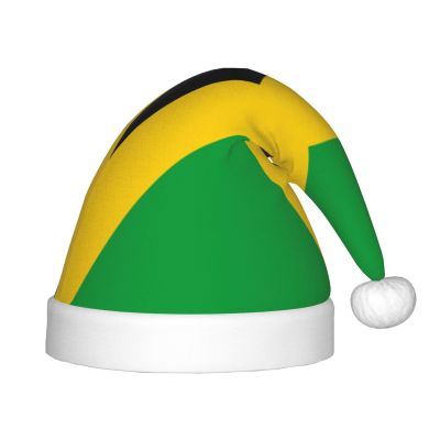 Augenstern Christmas Hat Jamaican-Flag-Pride Xmas Hat Unisex Santa Hat For Kids